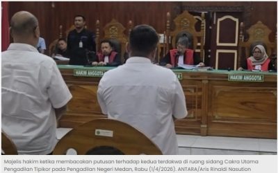 Topan Ginting Divonis 5,5 Tahun Penjara di Kasus Proyek Jalan Sumut