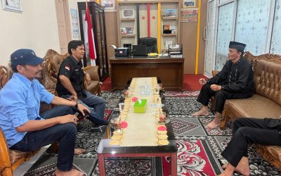Ketua LSM, KPK RI Kabupaten Agam Audensi bersama Ketua Kerapatan Adat Nagari (KAN) Lubuk Basung